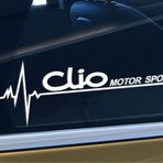 Oto Clio Yan Cam Sticker Oto Kapı Çıkartma Tuning Aksesuar 20 Cm X 7 Cm