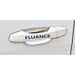 Oto Fluance Kapı Kolu Ve Jant Sticker Seti 8 Adet