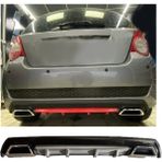 OTO H.İ.T. CHEVROLET AVEO UYUMLU BODY KİT DİFÜZÖR 2 ÇIKIŞ KARE GRİ MODEL 3