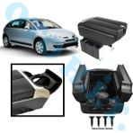Oto h.i.t. Citroen C4 Mk1 Uyumlu Kol Dayama Kolçak Usb'li Bardaklıklı Çift Açılır Siyah Deri 1.sınıf Kalite
