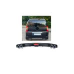 Oto H.i.t. Citroen Nemo Uyumlu Body Kit Difüzör 4 Çıkış Siyah Yuvarlak