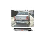 Oto H.i.t. Dacia Logan Sedan Uyumlu Body Kit Difüzör 4 Çıkış Yuvarlak Gri Model 1