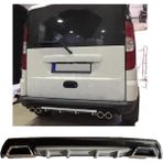 oto h.i.t. doblo 2 uyumlu body kit difüzör 2 çıkış kare gri model 3