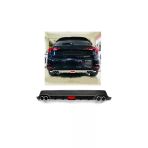 Oto H.i.t. Fiat Egea Hatchback Uyumlu Body Kit Difüzör 4 Çıkış Yuvarlak Siyah Model 2