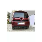 Oto h.i.t. Fiat Fiorino Uyumlu Body Kit Difüzör 4 Çıkış Yuvarlak Gri Model 3