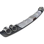 Oto H.i.t. Ford C Max Uyumlu Body Kit Difüzör 4 Çıkış Gri Yuvarlak