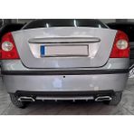 OTO H.İ.T. FORD FOCUS 2 UYUMLU BODY KİT DİFÜZÖR 2 ÇIKIŞ KARE GRİ MODEL 3