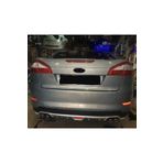 Oto H.i.t. Ford Mondeo Uyumlu Body Kit Difüzör 4 Çıkış Yuvarlak Gri Model 1