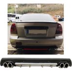Oto h.i.t. Hyundai Accent Admire Uyumlu Body Kit Difüzör 4 Çıkış Yuvarlak Gri Model 3