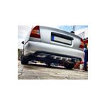 Oto H.i.t. Hyundai Accent Milenyum Uyumlu Body Kit Difüzör 2 Çıkış Gri Kare