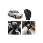 Oto H.i.t. Hyundai Accent Yumurta Kasa Manuel Vites Uyumlu Vites Kılıfı Mat Siyah