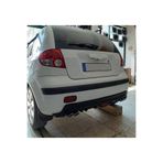 Oto H.i.t. Hyundai Getz Uyumlu Body Kit Difüzör 4 Çıkış Yuvarlak Siyah Model 2