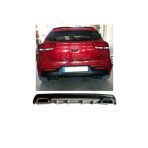 OTO H.İ.T. KİA RİO YENİ KASA UYUMLU BODY KİT DİFÜZÖR 2 ÇIKIŞ KARE GRİ MODEL 3