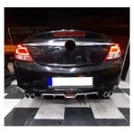Oto H.i.t. Opel İnsignia Uyumlu Body Kit Difüzör 4 Çıkış Gri Yuvarlak