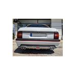 Oto H.i.t. Opel Vectra A Uyumlu Body Kit Difüzör 4 Çıkış Yuvarlak Gri Model 1