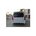 Oto H.i.t. Peugeot Partner Uyumlu Body Kit Difüzör 4 Çıkış Yuvarlak Siyah Model 2