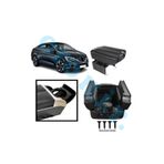 Oto h.i.t. Renault Megane 4 Uyumlu Kol Dayama Kolçak Usb'li Bardaklıklı Çift Açılır Siyah Deri 1.sınıf Kaliteli