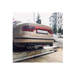 Oto H.i.t. Seat Toledo Uyumlu Body Kit Difüzör 4 Çıkış Gri Yuvarlak
