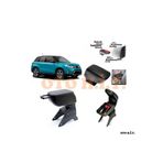 Oto H.i.t. Suzuki Vitara Uyumlu Kol Dayama Ve Kolçak Sürgülü Bardaklıklı Ayarlanabilir Siyah Deri