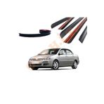 Oto H.i.t. Toyota Corolla 02-06 Uyumlu Bagaj Üstü Spoiler Mat Siyah