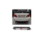 Oto H.i.t. Toyota Corolla 06-12 Uyumlu Body Kit Difüzör 4 Çıkış Yuvarlak Gri Model 1