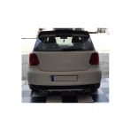 Oto h.i.t. Volkswagen Polo Mk5 Uyumlu Body Kit Difüzör 4 Çıkış Yuvarlak Gri Model 3