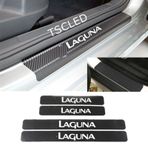 Oto Laguna Karbon Kapı Eşiği Koruma Sticker (4 Adet)