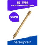 Oto Lastik Vana Uzatma Çubuğu-pirinç-10.8 Cm