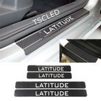 Oto Latitude Karbon Kapı Eşiği Koruma Sticker (4 Adet)
