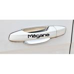 Oto Megane Kapı Kolu Ve Jant Sticker Seti 8 Adet