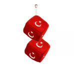 Oto Motto Asmalı Ay Yıldız Bayrak Peluş Zar Küp 2 Adet
