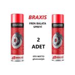 OTO MOTTO Braxıs Fren Balata Spreyi Braxis 500 ML 2 Adet