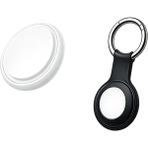 Oto Mutluluk Airtag Find My Uyumlu Akıllı Takip Cihazı 98 Db Sesli Alarm iPhone iPad Uyumlu - Gri