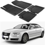Oto Pandami Audi A8 2009+ Uyumlu Paspas Seti PP236A1 - Siyah