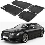 Oto Pandami Audi S8 2014+ Uyumlu Paspas Seti PP253A1 - Siyah