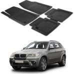 Oto Pandami Bmw X5 E70 2006 - 2010 Uyumlu Paspas Seti PP185A1 - Siyah