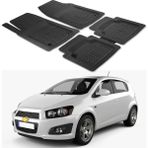 Oto Pandami Chevrolet Aveo 2011+ Uyumlu Paspas Seti PP283A1 - Siyah