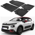 Oto Pandami Citroen C3 2017+ Uyumlu Paspas Seti PP341A1 - Siyah