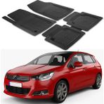 Oto Pandami Citroen C4 2015+ Uyumlu Paspas Seti PP347A1 - Siyah