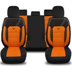 Oto Pandami Fiat Freemont 2011 - 2016 Uyumlu Turuncu Koltuk Kılıfı