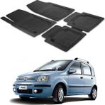 Oto Pandami Fiat Panda Typ 169 2003 - 2012 Uyumlu Paspas Seti PP164A1 - Siyah