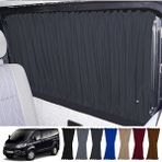 Oto Pandami Ford Custom Kısa Şase 2012+ Uyumlu Füme Raylı Oto Perde Takımı