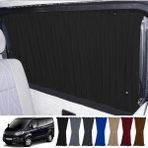 Oto Pandami Ford Custom Kısa Şase 2012+ Uyumlu Siyah Raylı Oto Perde Takımı