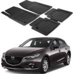 Oto Pandami Mazda 3 Gen.3 2013-2019 Uyumlu Paspas Seti PP649A1 - Siyah