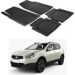 Oto Pandami Nissan Qashqai +2 2008 - 2014 Uyumlu Paspas Seti PP107A1 - Siyah