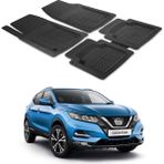 Oto Pandami Nissan Qashqai J11 2014 - 2021 Uyumlu Paspas Seti PP106A1 - Siyah