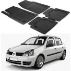 Oto Pandami Renault Clio 2005 Uyumlu Paspas Seti PP831A1 - Siyah