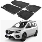 Oto Pandami Renault Kangoo 2021+ Uyumlu Paspas Seti PP848A1 - Siyah