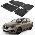 Oto Pandami Renault Symbol 2017+ Uyumlu Paspas Seti PP865A1 - Siyah