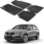 Oto Pandami Skoda Karoq 2017 + Uyumlu Paspas Seti PP068A1 - Siyah